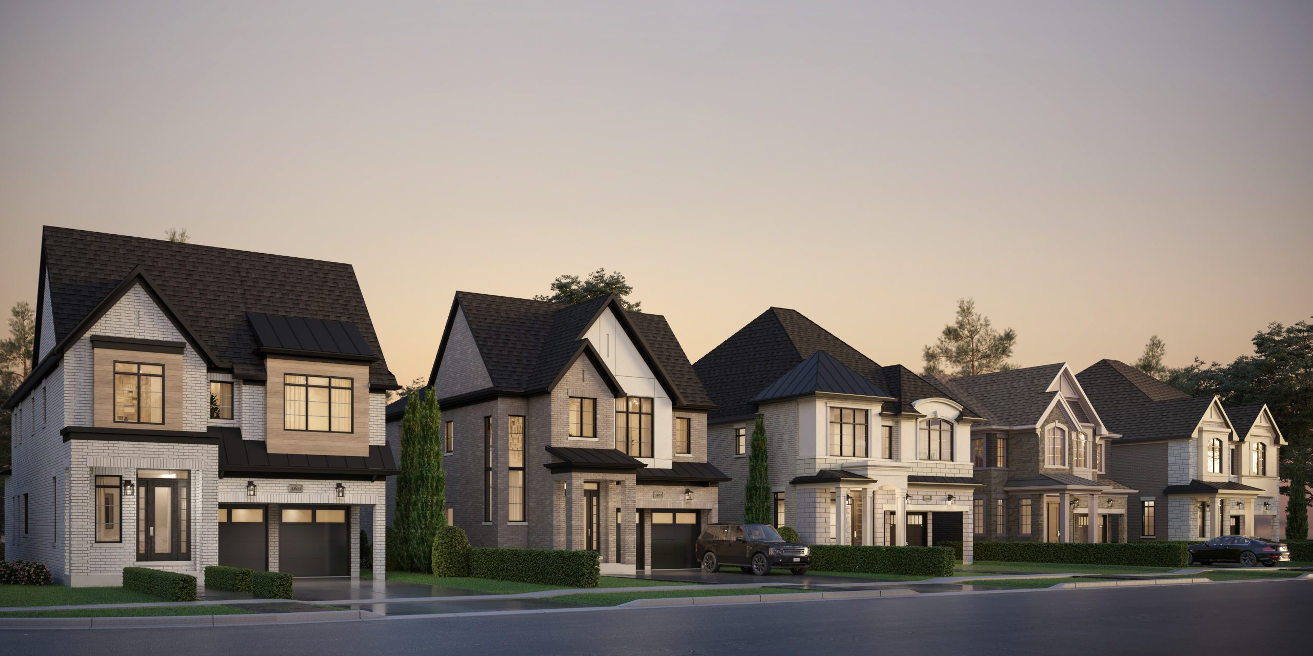 Dusk Streetscape